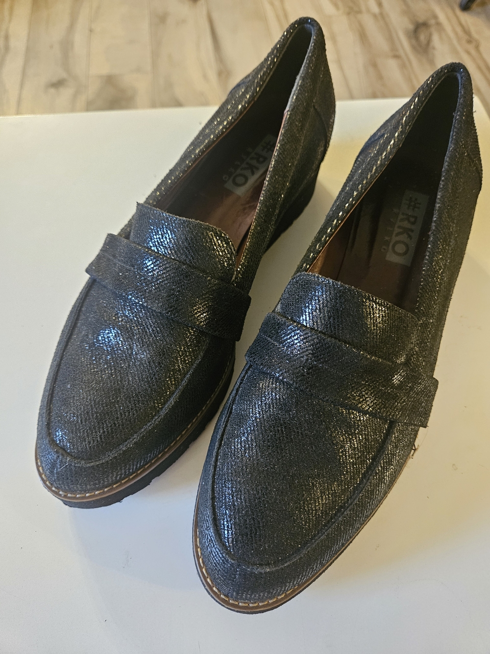 Women’s Rylko Black Loafers - Size 41